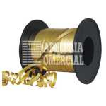 MERCERIA LISTON CURLING METALICO C. ORO